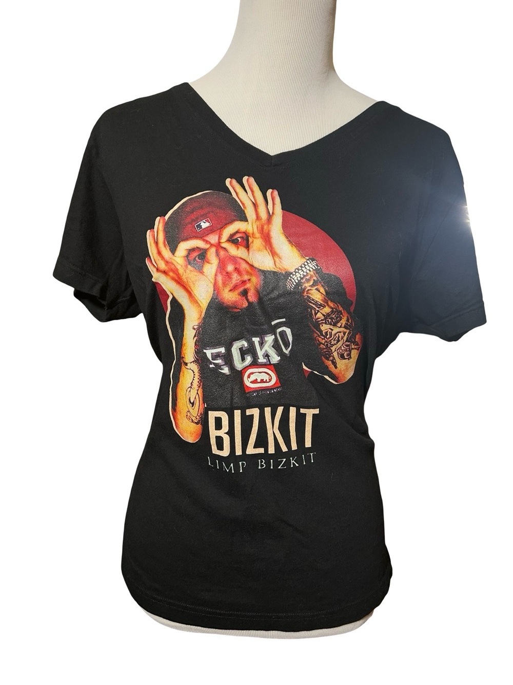 Limp Bizkit Graphic Tee with Red Accent